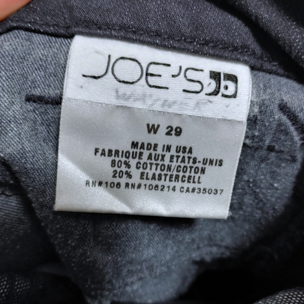 Joe's Jeans Dark Wash Low Rise Skinny Chelsea Fit Denim Women's Size 29 - Picture 10 of 11